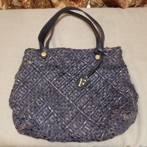 Authentic Rare Vintage Furla Leather Handbag